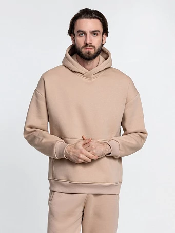 Худи Kulonga Oversize, бежевое (песочное)