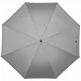 Зонт-трость Manifest со светоотражающим куполом, серый