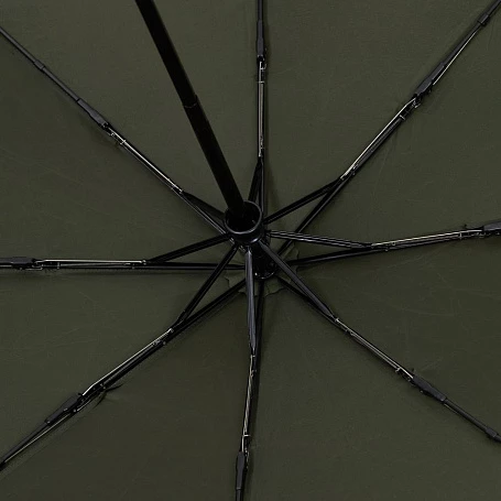 Зонт складной Cloudex, зеленый (хаки)
