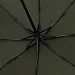 Зонт складной Cloudex, зеленый (хаки)