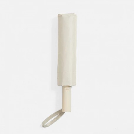 Зонт складной с УФ-защитой Ribstar, бежевый