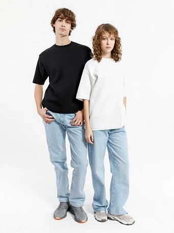 Джемпер с коротким рукавом Siluetti Volumica, молочно-белый