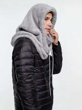 Балаклава-капюшон Flocky, серая