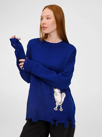 Джемпер Sharpick, темно-синий (кобальт)