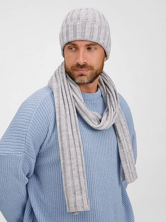 Шапка Metelitsa, серебристо-серый меланж