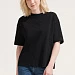 Футболка оверсайз женская Boxy Women, синяя (джинс)