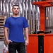 Футболка унисекс T-Bolka 180, ярко-синяя