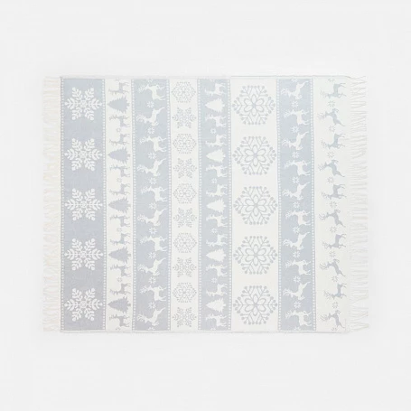 Плед «Скандинавия», серый