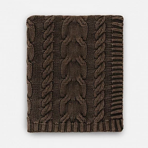 Плед Hygge, коричневый