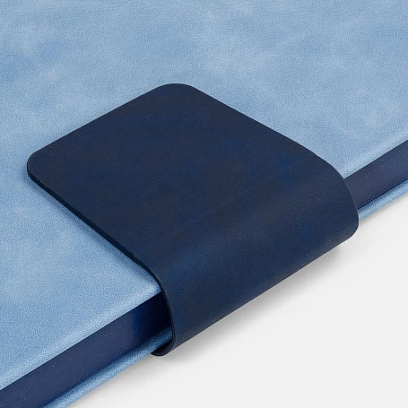 Ежедневник Grande Strap на заказ, датированный, голубой