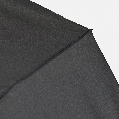 Зонт обратного сложения twoGether с двойным куполом, черный