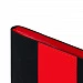 Ежедневник Bookmark, недатированный, черный с красным