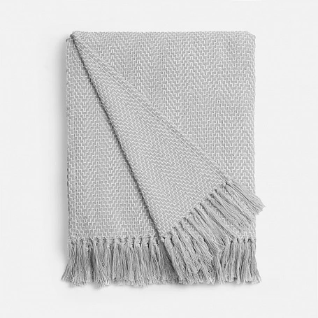 Плед Saltoro, светло-серый