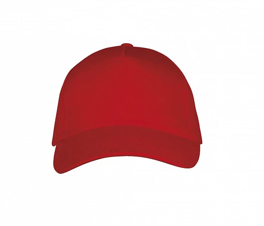 Бейсболка Long Beach, красная