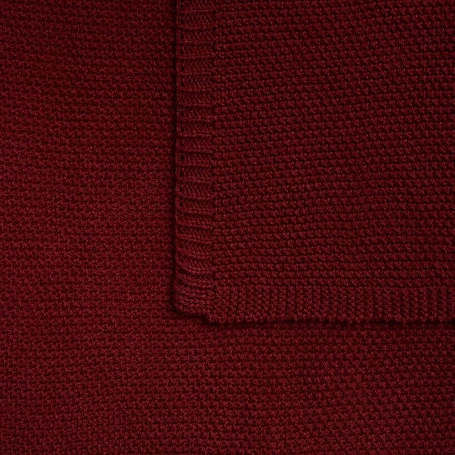 Плед Longview, темно-красный (винный)