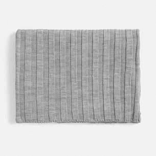 Шарф Metelitsa, серебристо-серый меланж