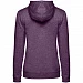Толстовка с капюшоном женская Hoodie, фиолетовый меланж
