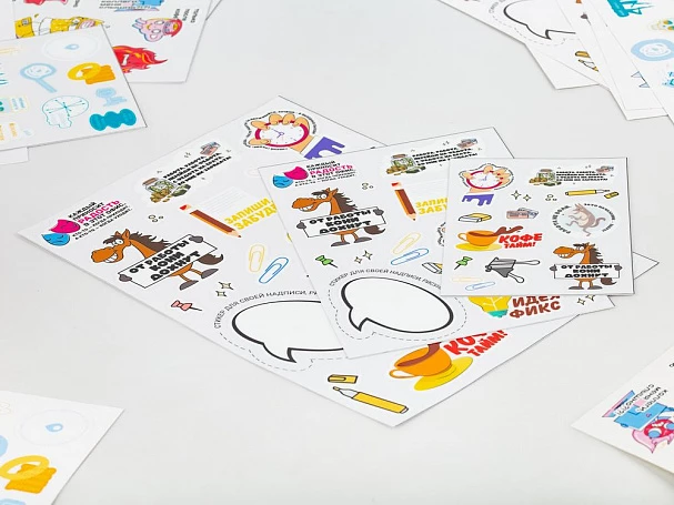 Наклейки UV-DTF Sticker Pack на заказ, M