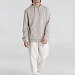 Толстовка с капюшоном унисекс Hoodie, дымчато-серая