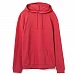 Толстовка с капюшоном унисекс Hoodie, красный меланж