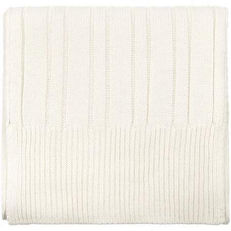 Шарф Knit Beat, белый (молочный)