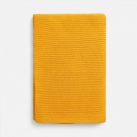 Шарф Nobilis Mono, желтый (медовый)