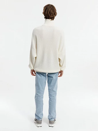 Джемпер Siluetti Birne, молочно-белый