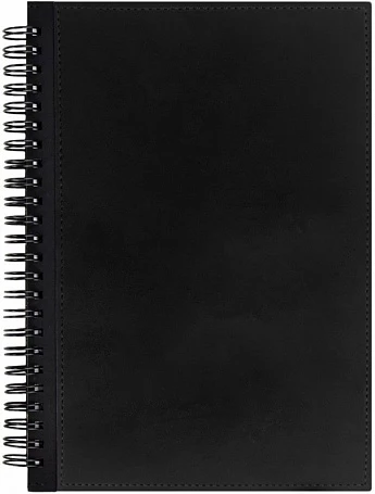 Ежедневник Notera Maxi, недатированный, черный