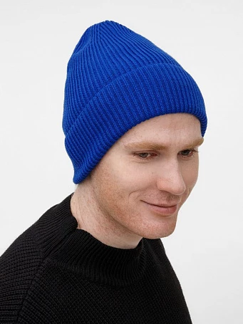 Шапка Nobilis Mono, синяя (аква)