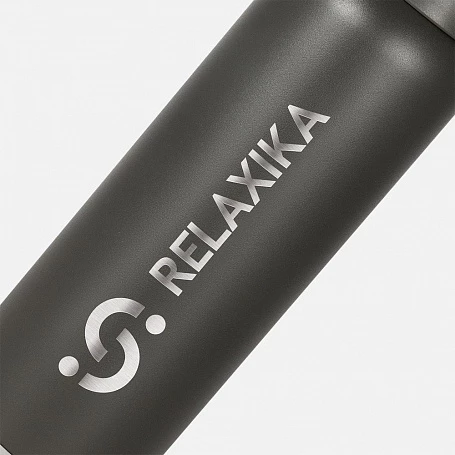 Термос Relaxika 1000 со стикерпаком, хаки