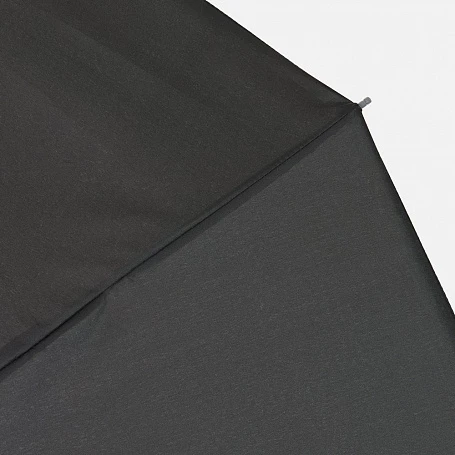 Зонт обратного сложения inLoop с ручкой-карабином, черный