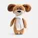 Мягкая игрушка Beastie Toys, собачка с белым шарфом