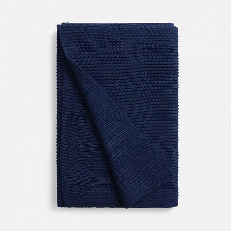 Шарф Nobilis Mono, темно-синий