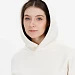 Худи оверсайз унисекс Snuggie, молочно-белое