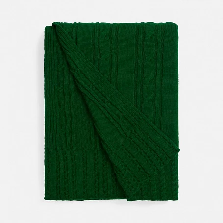 Плед Remitti, глубокий зеленый