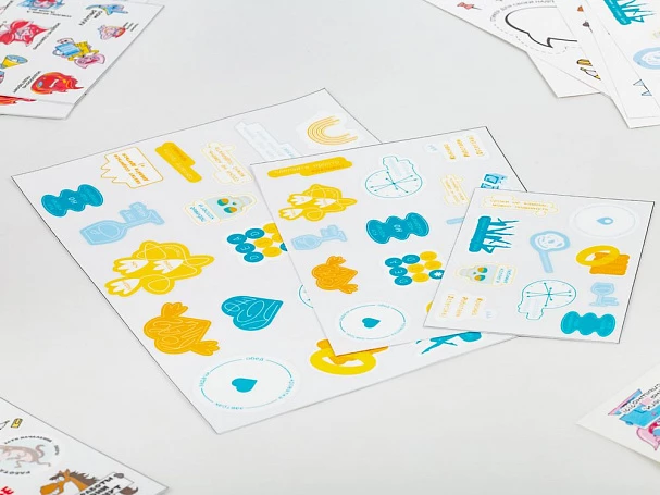 Наклейки UV-DTF Sticker Pack на заказ, L
