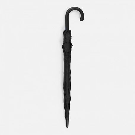 Зонт-трость Hidecolor с цветными спицами, черный с синим