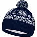 Шапка Elnik, синяя с молочно-белым