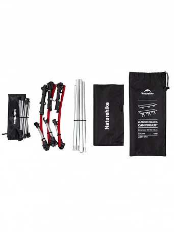 Раскладушка туристическая XJC04, черная