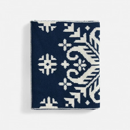 Шарф Wintertude M, синий с белым