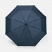 Зонт складной Smooth Move с плавным закрытием, темно-синий