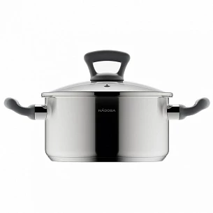 Кастрюля со стеклянной крышкой Vikki