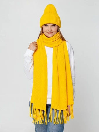 Шарф Flette, желтый