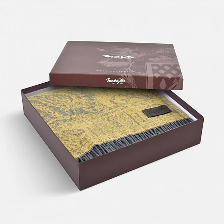 Плед Magnolia, желтый