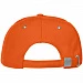 Бейсболка Classic, оранжевая с белым кантом