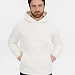 Худи оверсайз унисекс Snuggie, молочно-белое