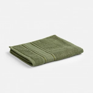 Полотенце махровое Terrychic, среднее, зеленое