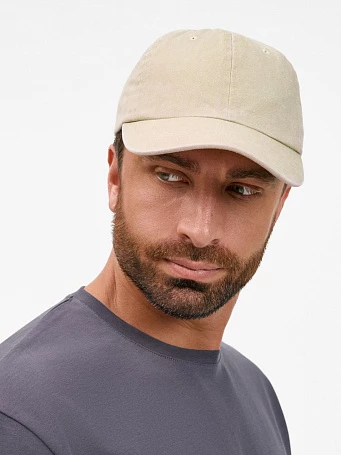 Бейсболка Berwi, бежевая