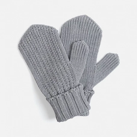 Варежки Nordkyn, светло-серый меланж