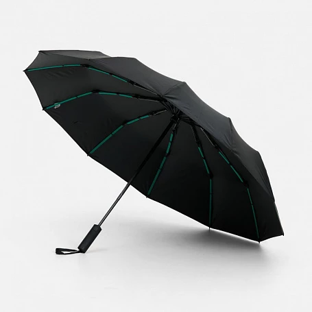Зонт складной с УФ-защитой Ribstar, черный
